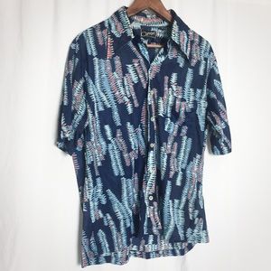 true vintage 70s men's button-down collared shirt